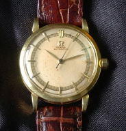 Omega 18K gold 1940's bumper automatic  